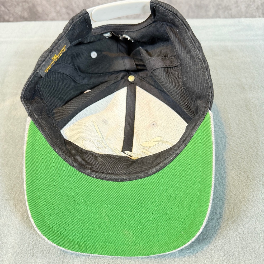 Yupoong The Classics Creek 2013 Snapback Hat Black Grey Green Undervisor Cap - Picture 4 of 5